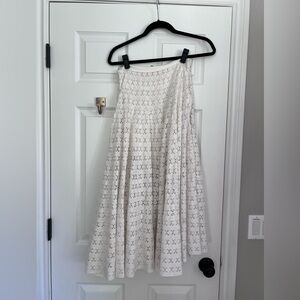 LOVESHACK FANCY cream skirt